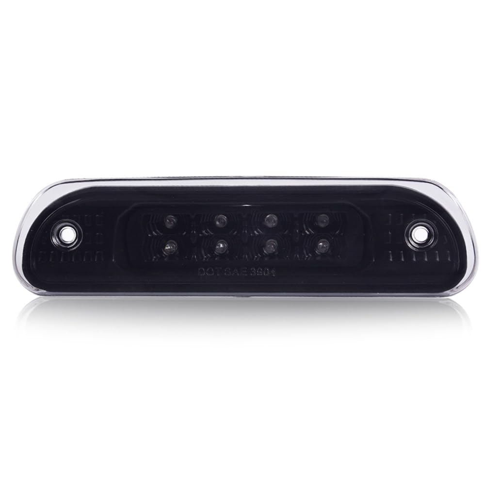G-PLUS LED Third 3rd Brake Cargo Light Compatible With Jeep Grand Cherokee 1999-2004,Rear Roof Center High Mount Stop Tail Light Replacement Black Housing Smoky Lens