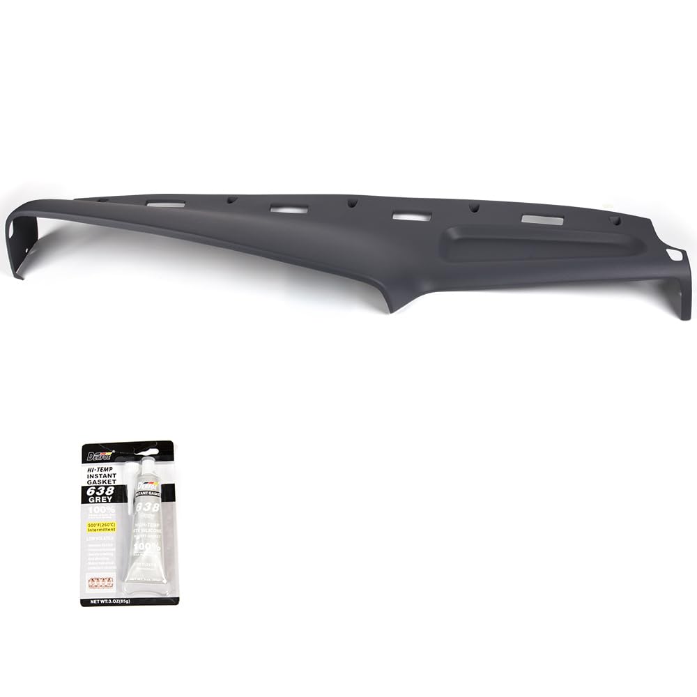 G-PLUS TPE Molded Dash Cover Grey Compatible with 1994 1995 1996 1997 Dodge Ram 1500/2500/3500