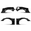 G-PLUS Wide Body 8pc Fender Flares Cover Compatible with Scion FR-S 2013-2016 Fit Toyota 86 2017-2020 Fit Subaru BRZ 2013-2020 Black