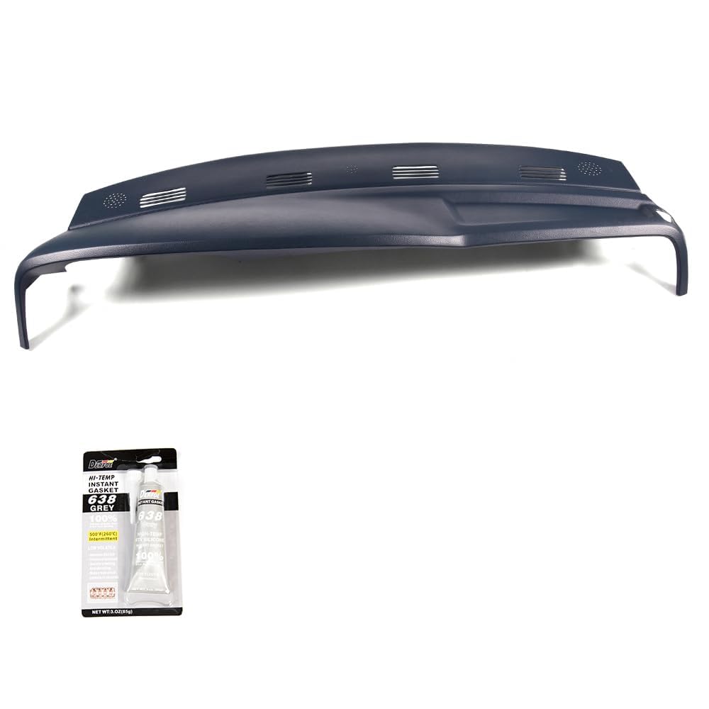 G-PLUS TPE Molded Dash Cover Pad Compatible with Dodge Ram 1500 (submodel: Laramie, Sport, ST, WS) 1998-2001/ Dodge Ram 2500/3500 Base 1998-2002 99815013 Grey