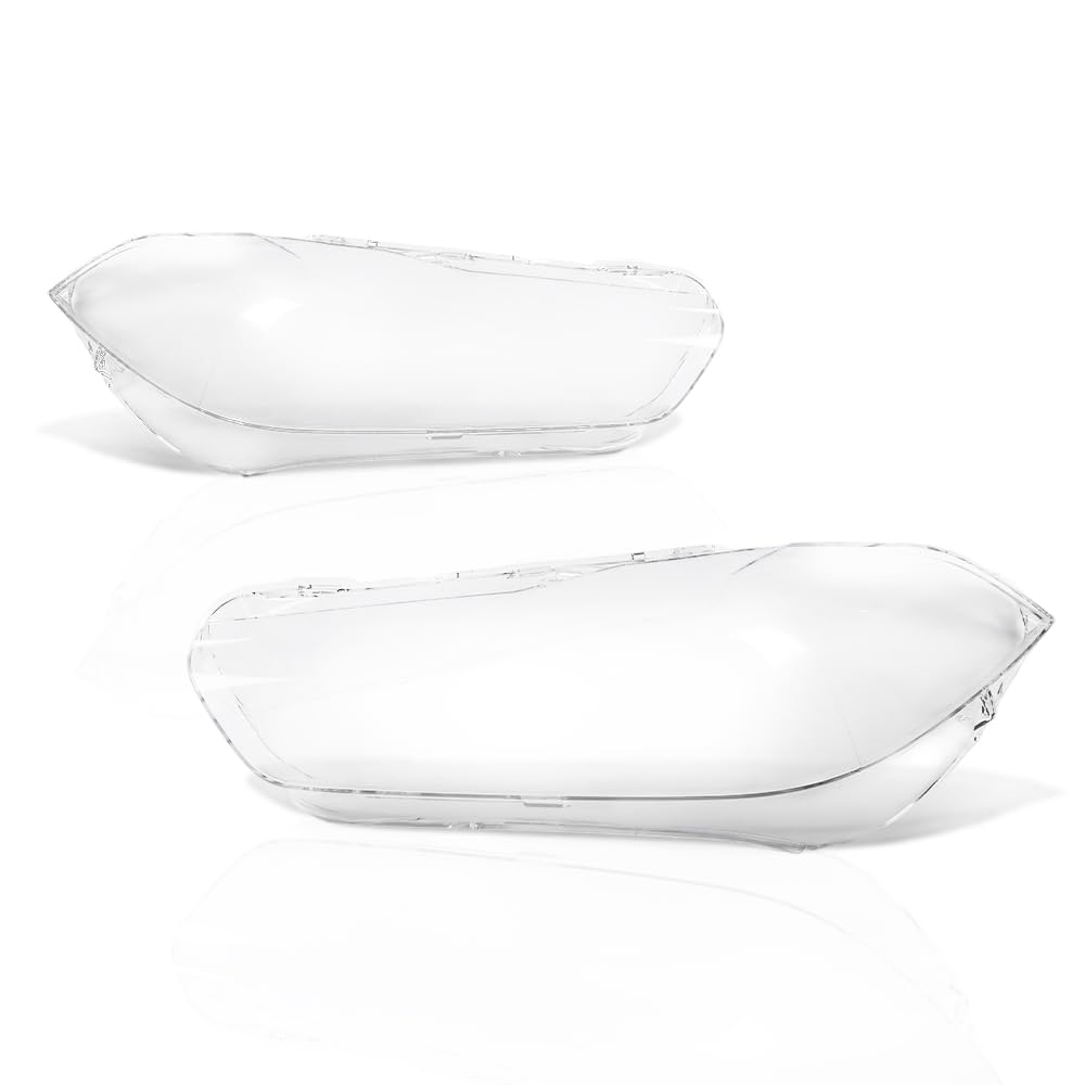 G-PLUS Headlight Lens Cover Compatible with BMW X2 F39 2018-2023 Left & Right Pair Front Headlamp Lens Cover Clear