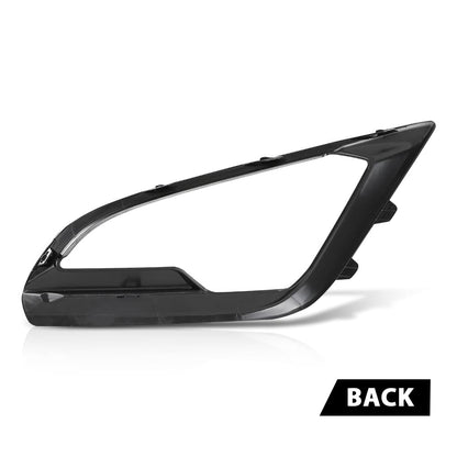G-PLUS Front Right Bumper Fog Light Lamp Cover Bezel, Compatible with Ford EcoSport 2018-2021, Passenger Side, GN1Z15266AA, FO1039185