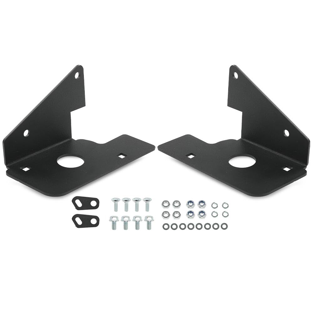G-PLUS Fog Light Mounting Bracket & Screws Compatible with Chevy Silverado 1500 2007-2013/ Compatible with Chevy Silverado 2500 3500 2007-2014