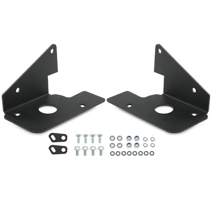 G-PLUS Fog Light Mounting Bracket & Screws Compatible with Chevy Silverado 1500 2007-2013/ Compatible with Chevy Silverado 2500 3500 2007-2014