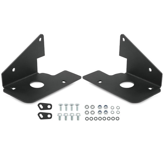 G-PLUS Fog Light Mounting Bracket & Screws Compatible with Chevy Silverado 1500 2007-2013/ Compatible with Chevy Silverado 2500 3500 2007-2014