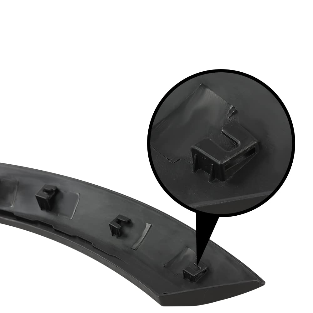 G-PLUS Wheel Arch Cover Trim Fender Flares w/Mounting Kit Compatible with 2002-2008 Mini Cooper Front Right Side Upper Wheel Trim Replace for 51131505866