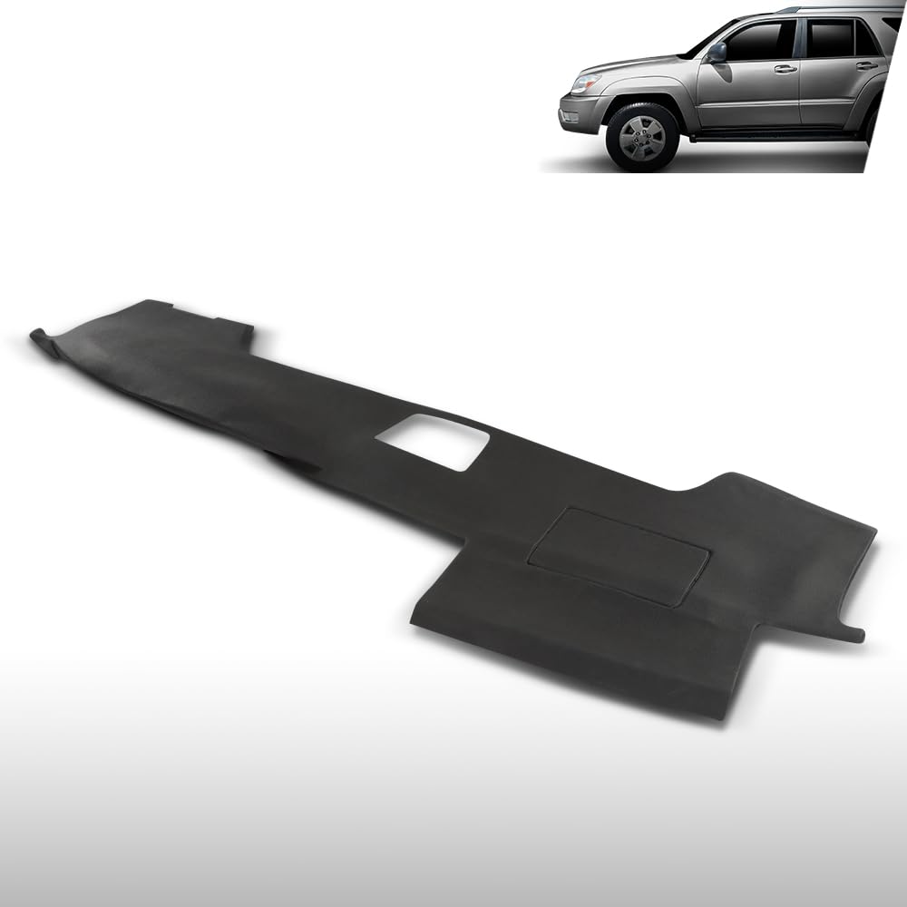 G-PLUS TPE Dashboard Dash Cover Black Compatible with Toyota 4Runner 2003-2009