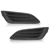 G-PLUS Pair Front Bumper Fog Light Lamp Cover, Compatible with Ford Fiesta 2014-2019, LH Driver & RH Passenger Side 2PCS, D2BZ15266AA, D2BZ15266BA