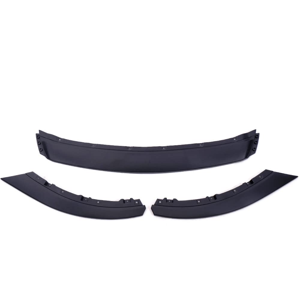 G-PLUS Front Lip Splitter Kit Compatible with 2013-14 Ford Mustang(Not Fit GT500 & Shelby), Car Carbon Lip Splitter Chin Spoiler Body Kit,Black