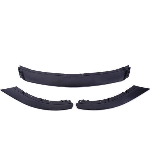 G-PLUS Front Lip Splitter Kit Compatible with 2013-14 Ford Mustang(Not Fit GT500 & Shelby), Car Carbon Lip Splitter Chin Spoiler Body Kit,Black