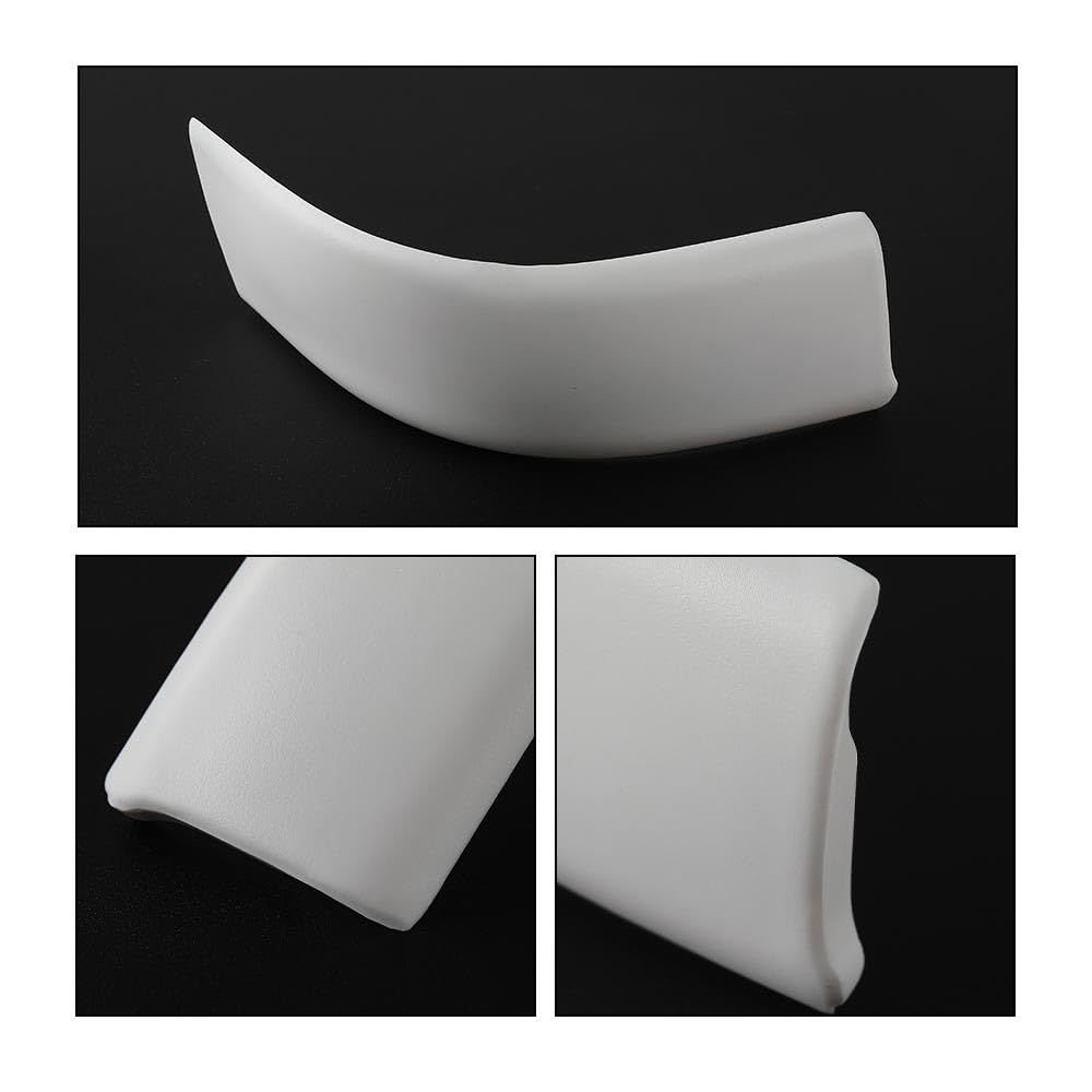 G-PLUS Corner Roof Moldings Left and Right Side Compatible with Ford F250 F350 F450 F550 Super Duty 1999-2007 Regular & Crew Cab Only (Not Fit Extended Cab) YC3Z-2551728-PTM YC3Z-2551729-PTM White