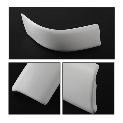 G-PLUS Corner Roof Moldings Left and Right Side Compatible with Ford F250 F350 F450 F550 Super Duty 1999-2007 Regular & Crew Cab Only (Not Fit Extended Cab) YC3Z-2551728-PTM YC3Z-2551729-PTM White