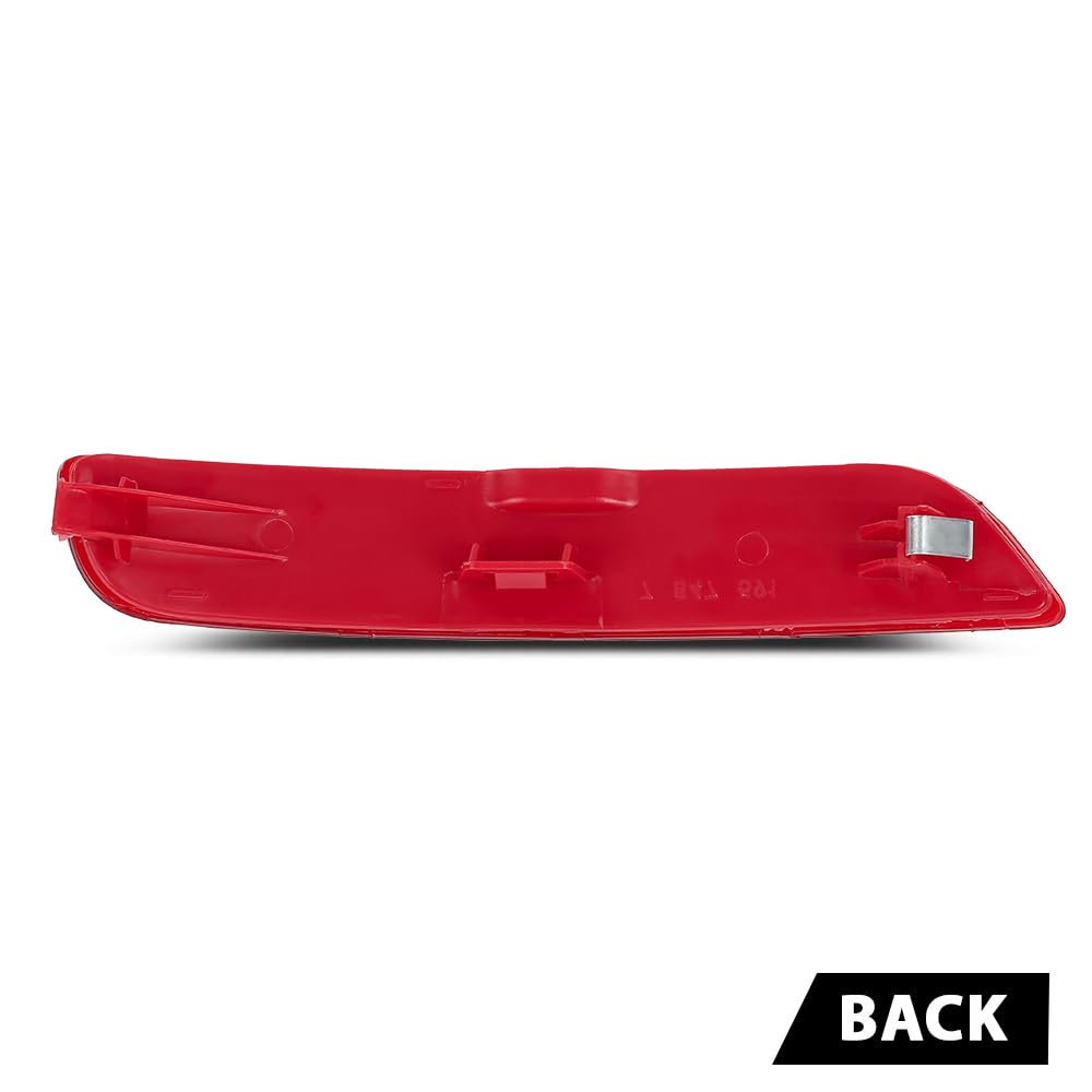 G-PLUS Right Rear Bumper Reflector Light Compatible with BMW F15 X5 2013-2018 63147847592 Red