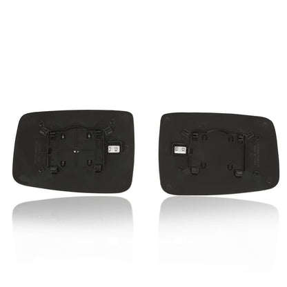 G-PLUS Heated Exterior Mirror Glass with Backing Plate Compatible with 2010 Dodge Ram 1500/2500 Truck with Heated Power Folding Mirrors (without Tow Mirrors) Left and Right Side
