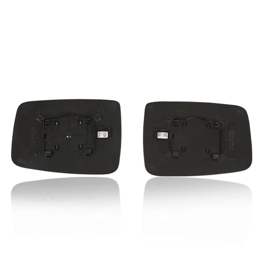 G-PLUS Heated Exterior Mirror Glass with Backing Plate Compatible with 2010 Dodge Ram 1500/2500 Truck with Heated Power Folding Mirrors (without Tow Mirrors) Left and Right Side