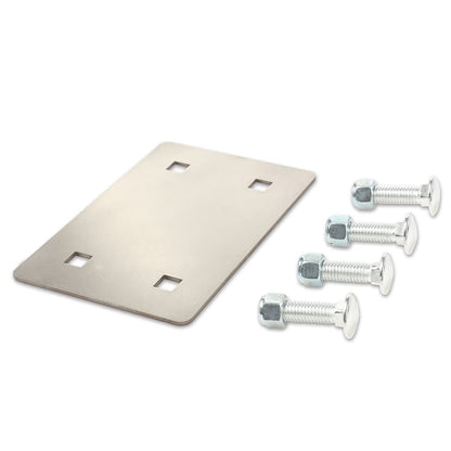 G-PLUS 80LB 200LB Vibrator Mount Plate Tailgate Spreader 1 1/2" Bolts Tailgate Spreader Vibrator Kit