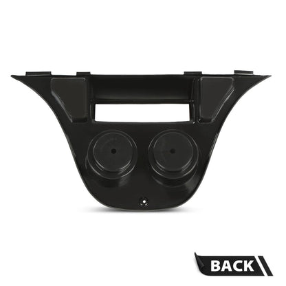 G-PLUS Golf Cart Drive Dash Mounted Radio Adapter w/Cup Holder Compatible with Yamaha, Black