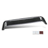 G-PLUS Window Deflector and Sun Visor Compatible with All Flat Sided Recreational Vehicle(12-17 Inch Wide Window) Impact-Resistant Smoky