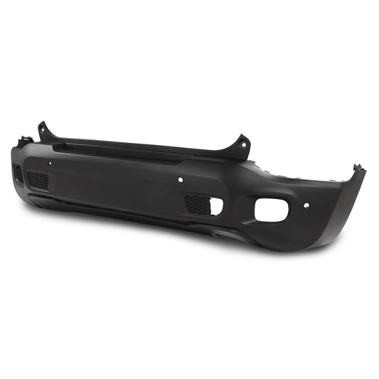 G-PLUS Rear Bumper Cover Compatible with Jeep Renegade 2015-2023, Fit Models w/Park Assist Sensor Holes Only, CH1100A16, 187-01718E, Primed Black