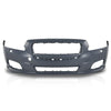 G-PLUS Front Bumper Cover Compatible with Jaguar XJ 2011-2015, Fit Jaguar XJR (Submodel: Base, L) 2014 2015, w/o Parking Aid Sensor Holes, C2D5370XXX, JA1000148, Black