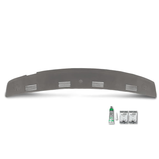 G-PLUS TPE Cover for Defrost Dash Panel Gray Compatible with 2002 2003 2004 2005 Dodge Ram 1500/2003-2005 Dodge Ram 2500 3500