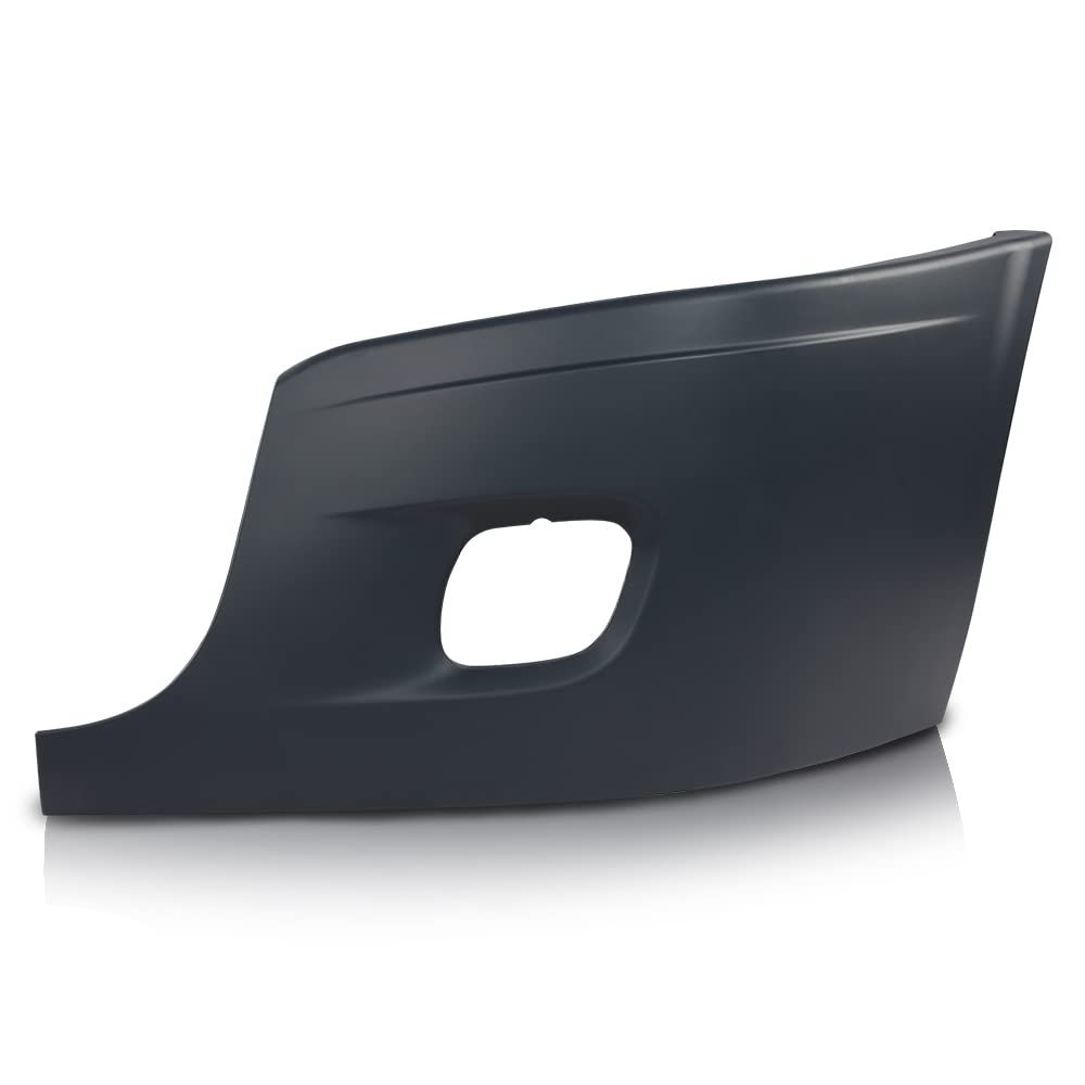 G-PLUS Front Left Driver Side Bumper End Reinforcement With Fog Light Hole Cut-out Compatible With Freightliner Cascadia 2008-2017 2127301002 2127301006 2128619002