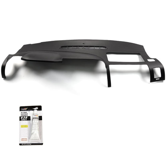 G-PLUS TPE Dash Cover Compatible with Chevy Silverado (LS, LT, WT, Base)/ GMC Sierra (SL, SLE, WT, Base) 2007-2013 Black