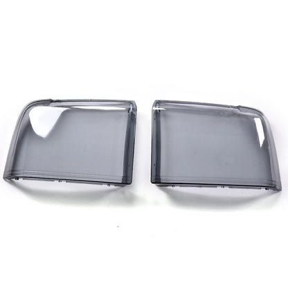 G-PLUS Front Headlight Lens Cover Compatible with 05-07 Ford F250 F350 F450 F550, Left & Right Side (Smoky Lens)