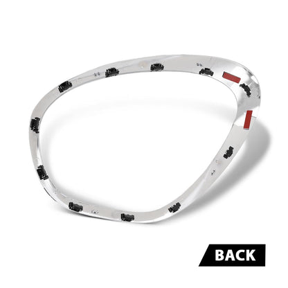 G-PLUS Headlight Bezel Compatible with Mini Cooper Countryman 2011-2016 & Paceman 2013-2016 Right Side 51139813824, MC2507103 Silver