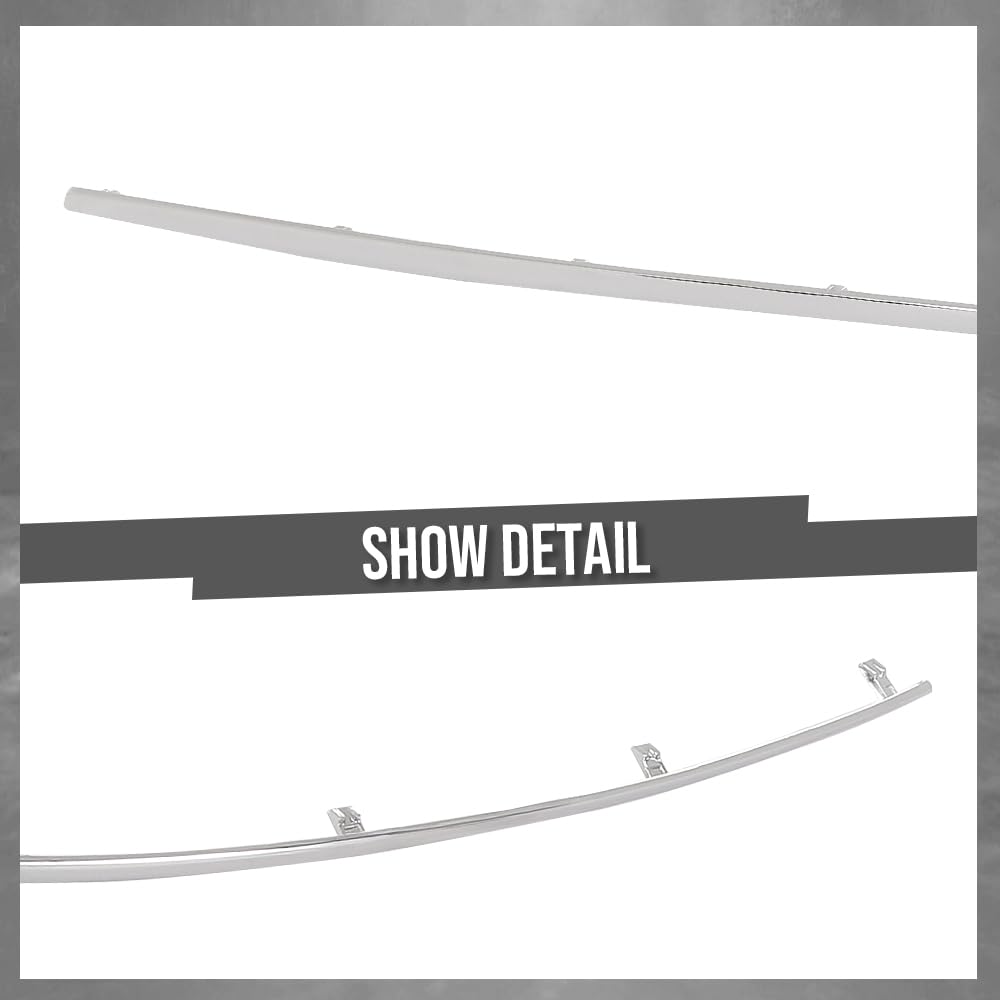 G-PLUS Rear Left Side Bumper Trim Compatible with Benz E350 E550 Base Coupe 2-Door 2010-2013 Fit Models Without AMG Styling Package 2078852221, MB1159114 Silver