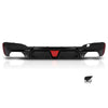 G-PLUS Rear Diffuser Compatible with BMW G30 G31 G38 5 Series 2017-2023 with M Sport Bumper Only Not Fit M550i Model Not Fit Model with Regular Non-M Sport Bumper Rear Diffuser Lip Glossy Black