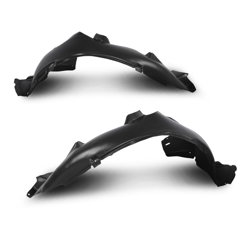 G-PLUS Front Inner Fender Liner LH+RH Fit Buick Encore Sport Touring 2016, Fit Buick Encore (submodel: Base, Convenience, Leather, Premium) 2013-2016 42454596, 95422561 Black