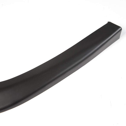 Universal Fit CS Style PP Front Bumper Add on Lip Flat Splitter Plate Under Panel Unpainted Black Spoiler Splitter Valance Chin Bodykit - 67" L x 22" D
