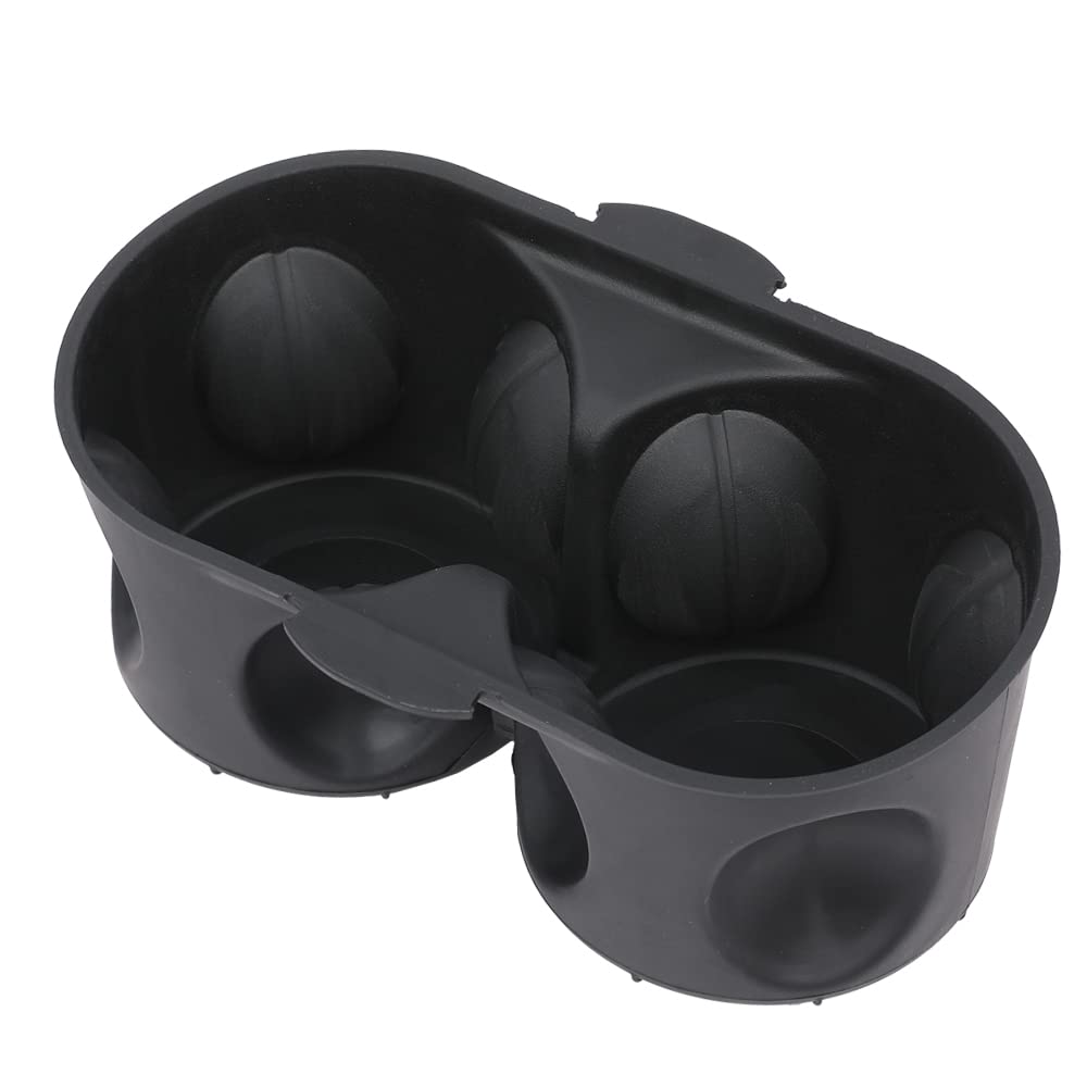G-PLUS Cup Holder Insert Compatible with Chrysler Town & Country 2011-2016/ Fit Dodge Grand Caravan 2011-2020 1WV70DX9AA Black Cup Holder Liner
