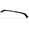 Front Bumper Lip Compatible for Honda Civic 1988 1989 1990 1991 | CS Style Unpainted Black PU Front Lip Finisher Under Chin Spoiler