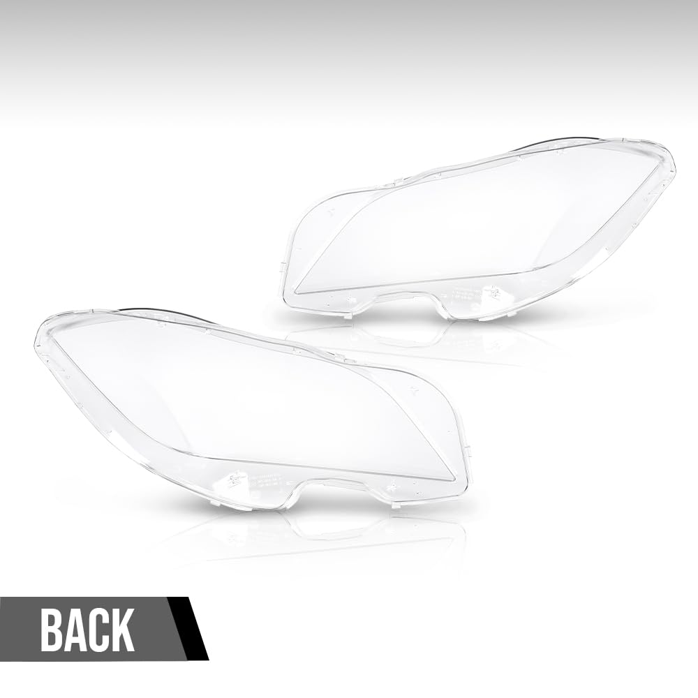 G-PLUS Headlight Lens Cover Compatible with Benz CLS W218 CLS350 CLS500 CLS550 2010 2011 2012 2013 2014 Left & Right Front Headlamp Lens Cover Clear