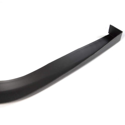 Universal Fit CS Style PP Front Bumper Add on Lip Flat Splitter Plate Under Panel Unpainted Black Spoiler Splitter Valance Chin Bodykit - 67" L x 22" D