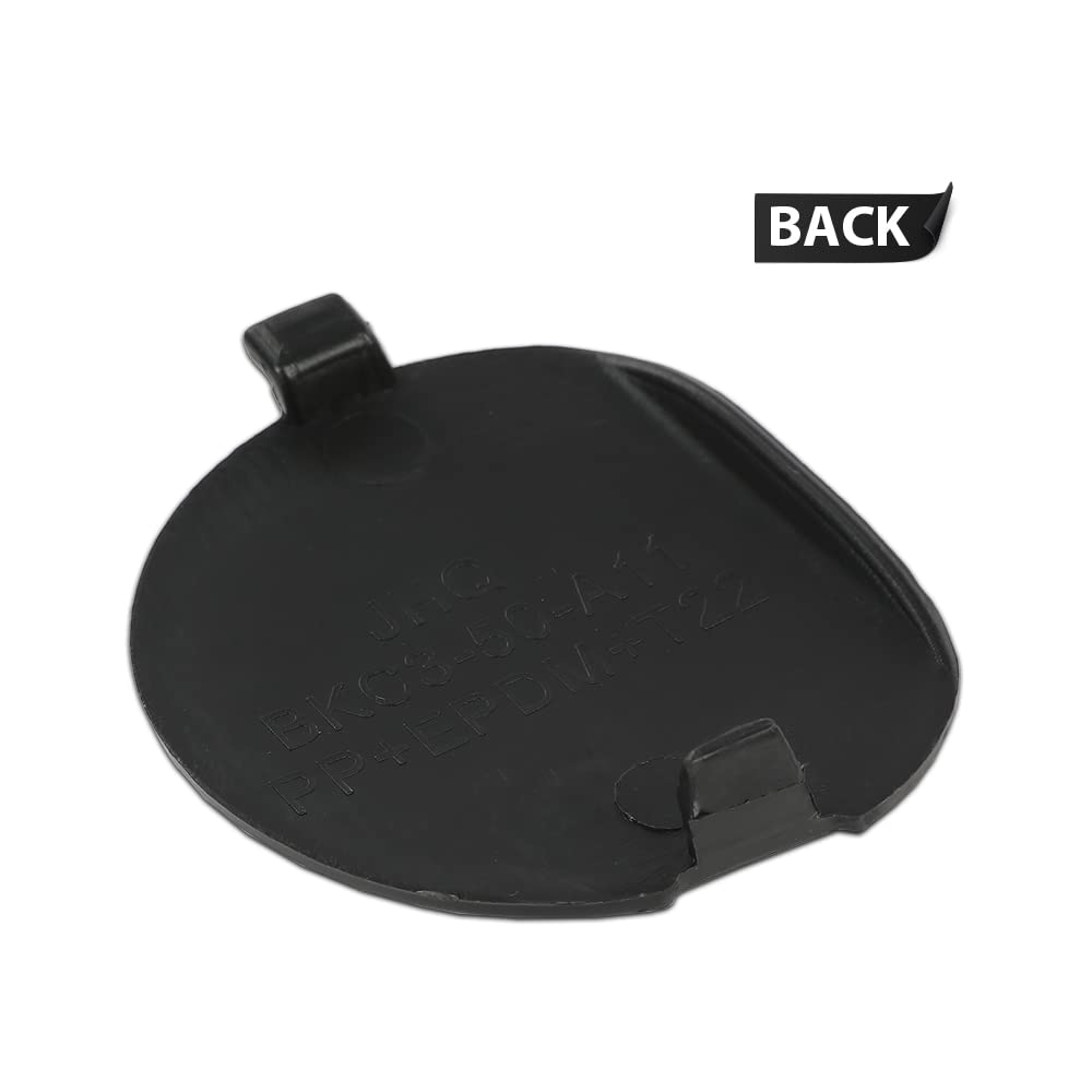G-PLUS Front Bumper Bracket Tow Hook Cover Compatible with 2014-2016 Mazda3 Front Bumper Bracket Tow Eye Hook Cover Cap Replacement BHN150A11BB BJS750A11BB