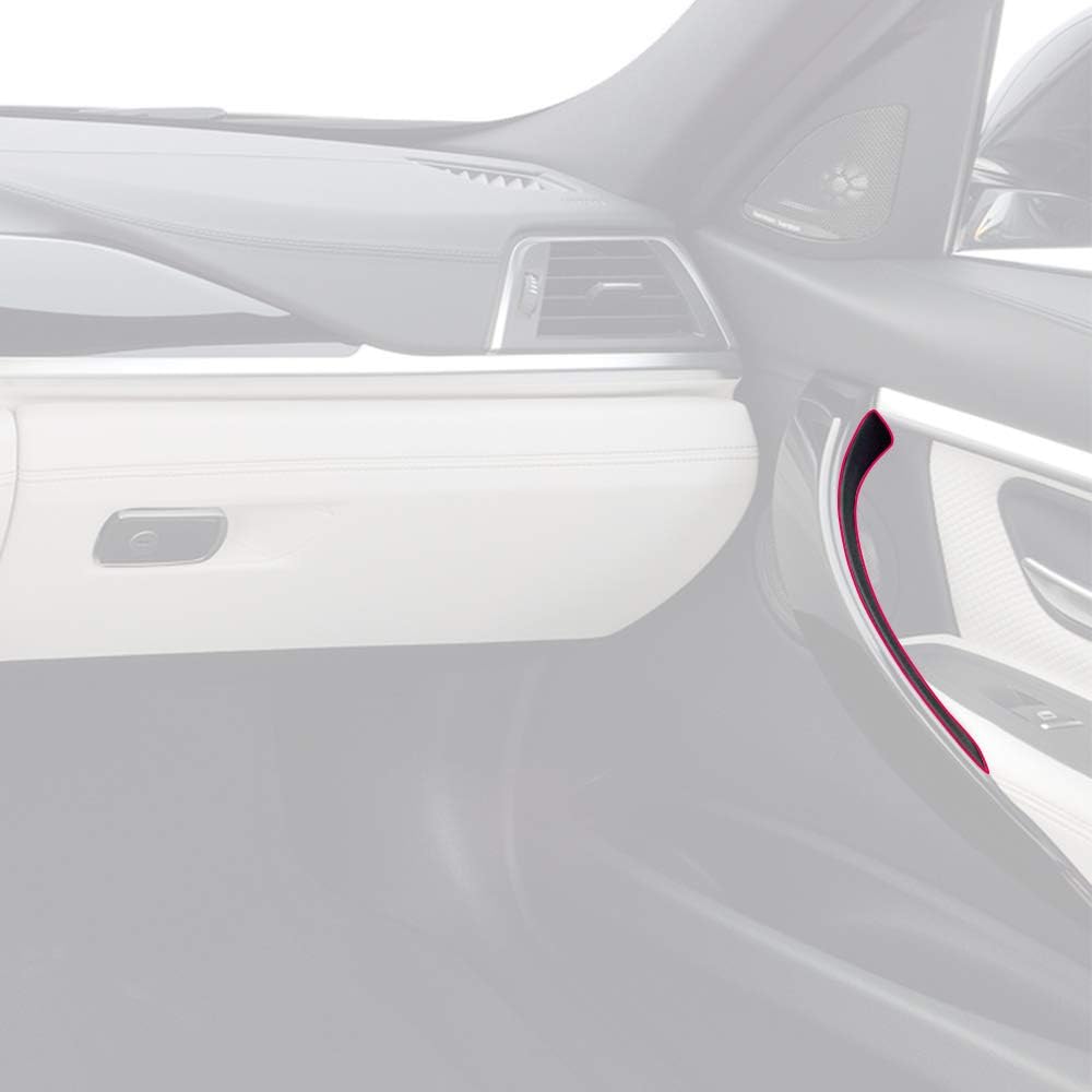 G-PLUS Inner Door Handle Pull Strap Grab Cover Right Passenger Side Compatible with BMW F30 F80 F31 F32 F33 F35 F82 F83 M3 M4 Front Door Armrest Bracket