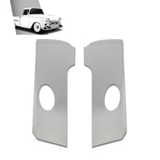 G-PLUS Speaker Bracket for Chevy GMC 1955-1959 Big Window Cab Corner Black Front View