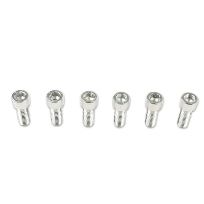 G-PLUS 12pcs SBC Stainless-Steel Hex Intake Manifold Bolt Kit for 1955-1986 Chevy Engines (265/283/302/305/327/350/400) - Silver