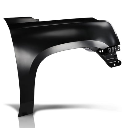 G-PLUS Front Right Passenger Side Fender Compatible with GMC Yukon/Yukon XL(submodel: Denali, SLE, SLT) 2015-2020 23272197, 22756426, 84216912, GM1241390 Black