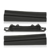 G-PLUS Rear Trunk/License Filler Set Compatible with Cadillac Deville 1980-1992/Fit for Cadillac Fleetwood 1980-1992/Fit Cadillac Brougham 1980-1992 Black 3pcs