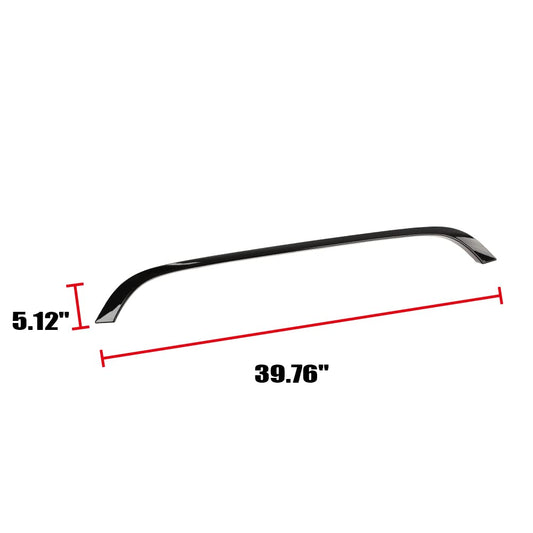 G-PLUS Grill Hood Molding Trim Compatible with Mini Cooper R55 R56 R58 R59 2007-2015 Front Grille Trim Moulding MC1235100 51132751040 Black (NOT Fit S)