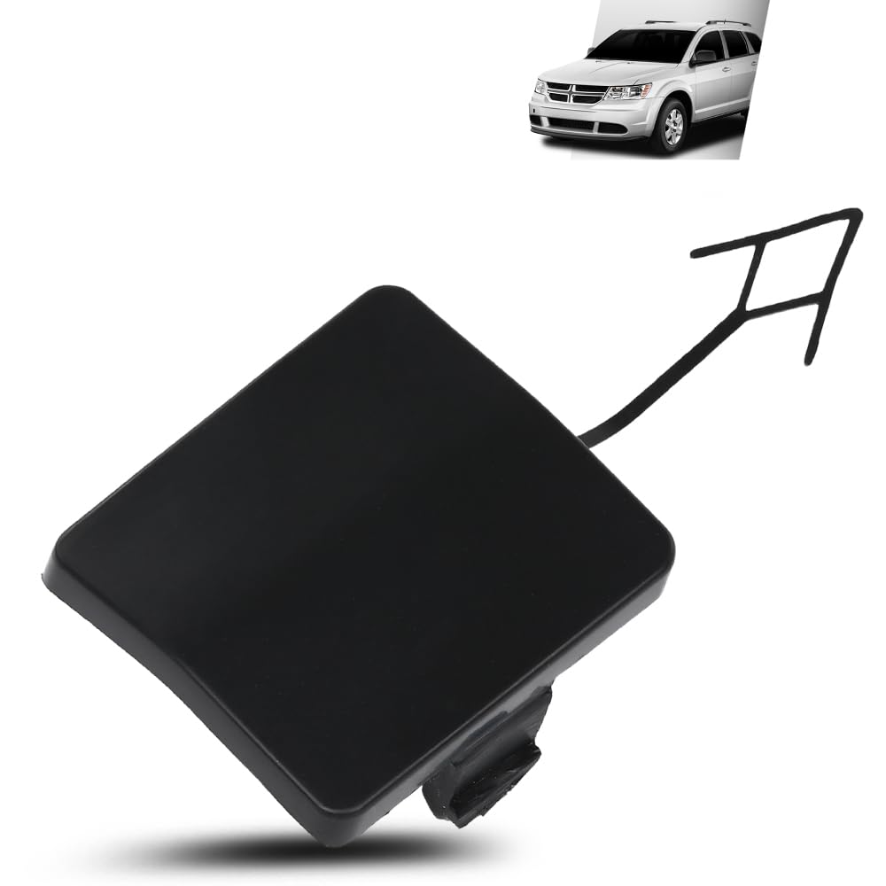 G-PLUS Front Bumper Tow Cap Compatible with Dodge Journey 2011-2016 Black 1TX87TZZAB