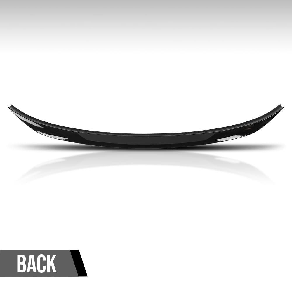 G-PLUS Rear Trunk Spoiler Wing Compatible with BMW 3 Series G20 G28 2019 2020 2021 2022 2023 2024 Rear Trunk Spoiler Lip Gloss Black