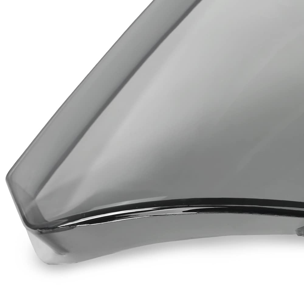 G-PLUS Housing Clear Corner Headlight Head Lamps Cover Smoke Compatible with 2009 2010 Dodge Ram 1500/2010 Dodge Ram 2500 3500 68001484AE 68001484AG