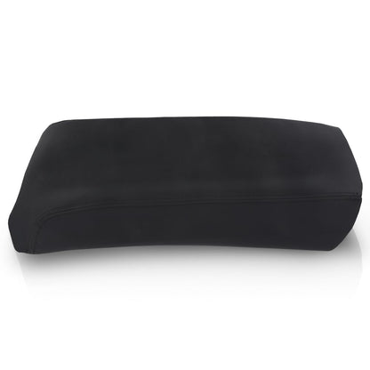 G-PLUS Center Console Cover Compatible with Ford Explorer 2011-2018 Armrest Cover Console Lid Protector Cushion Pad, Black Microfiber Leather Skin