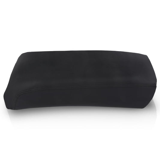 G-PLUS Center Console Cover Compatible with Ford Explorer 2011-2018 Armrest Cover Console Lid Protector Cushion Pad, Black Microfiber Leather Skin
