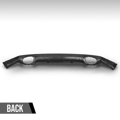 G-PLUS Rear Bumper Lower Valance Spoiler Compatible with Porsche Cayenne 2008 2009 2010, Fit Model Without Sport Exhaust 95550552112G2X, 955-505-521-12-G2X, 95550552110G2X,95550552111G2X Black